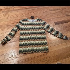 NWT- Matilda Jane long sleeved shirt- size 12- cute!